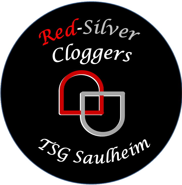 Logo_Red-Silver Cloggers_rund